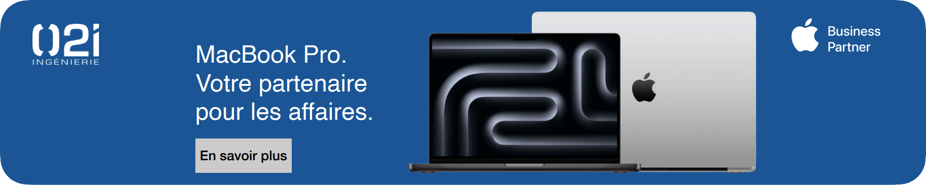MacBook Pro. Votre partenaire pour les affaires.